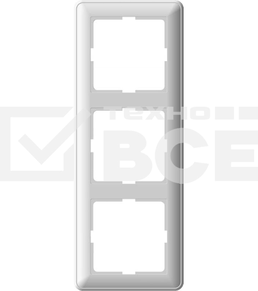 Рамка 3-м W59 бел. SchE KD-3-18 (КД-3-18)