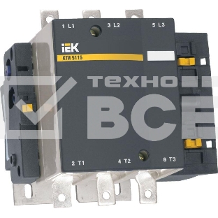 Контактор КТИ-5330 330А 230В/АС3 ИЭК KKT50-330-230-10