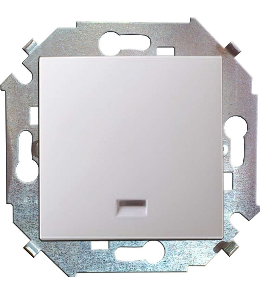 Механизм выключателя 1-кл. СП Simon15 16А IP20 с индик. бел. Simon 1591104-030