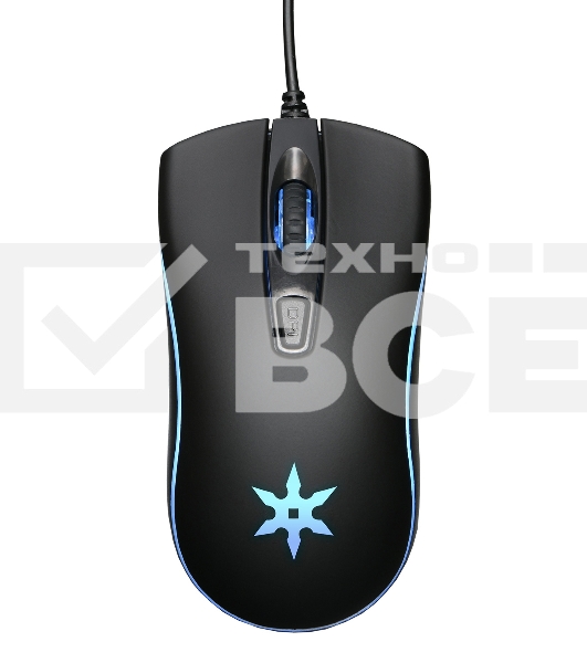 Мышь проводная Oklick 704G TOKUGAWA черный, 1600 dpi, USB, кнопки - 4