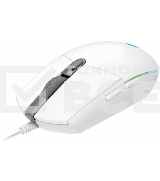 Мышь проводная Logitech G102 LIGHTSYNC белый, 8000 dpi, USB, кнопки - 6