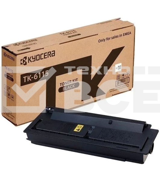 Картридж лазерный Kyocera TK-6115 (1T02P10NL0) черный для M4125idn/M4132idn 15000 стр.