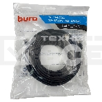 Патч-корд Buro UTP 4 пары cat5E CCA molded 25м черный RJ-45 (m)-RJ-45 (m), фото 1