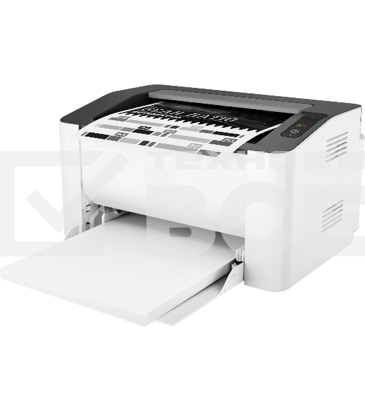 Принтер лазерный HP LaserJet Pro 107a RU (4ZB77A), A4, ч/б, печ. 20 стр/мин, 1200х1200 dpi, USB