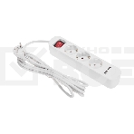 Удлинитель STANDARD 3 гнезда, 3м, 3х1,0мм², с/з, с выключателем, 2 USB, белый Rexant, фото3