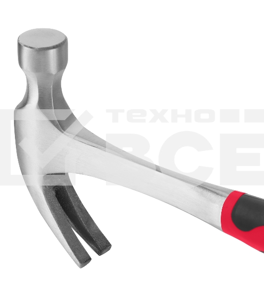 Молоток-гвоздодер Matrix 450 г, цельнометаллический, двухкомпонентная рукоятка