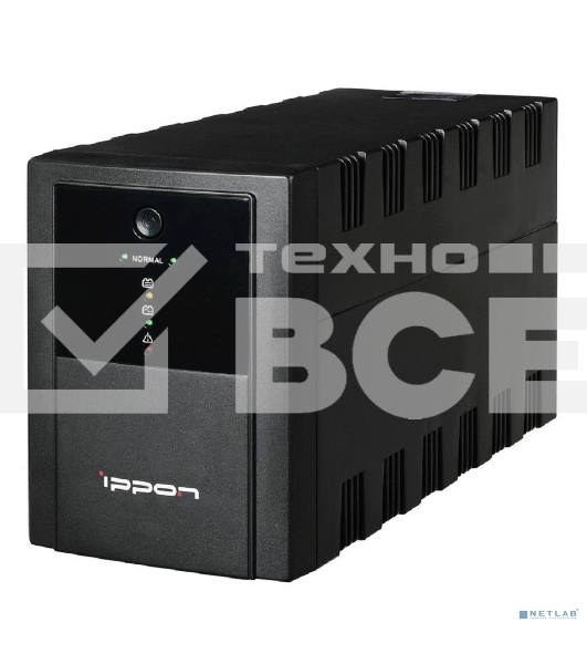 Источник бесперебойного питания Ippon Back Basic 1500 Euro 900Вт 1500ВА черный