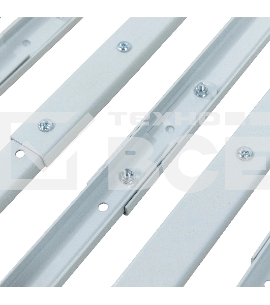 Стойка двухрамная NTSS NTSS-2POR24U/600-1000 24U 550ммx1000мм 600кг серый