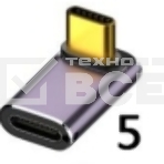 Переходник USB 4 Type C  угловой тип 4, фото 1