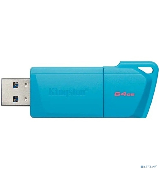 Флэш-накопитель Kingston USB Drive 64Gb USB 3.2 DT Exodia M DTXM - NEON (AQUA BLUE)