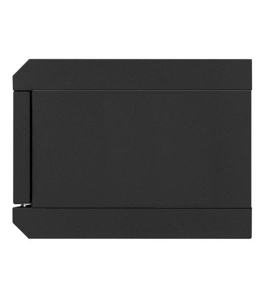 Шкаф телекоммуникационный 10' настенный 4U ExeGate EC-WM-4U.310.G.BLACK (10”, 4U, 330x310x230mm (ШхГхВ), передняя дверь закаленное стекло, пыле- и влагозащита IP23, черный RAL 9004)