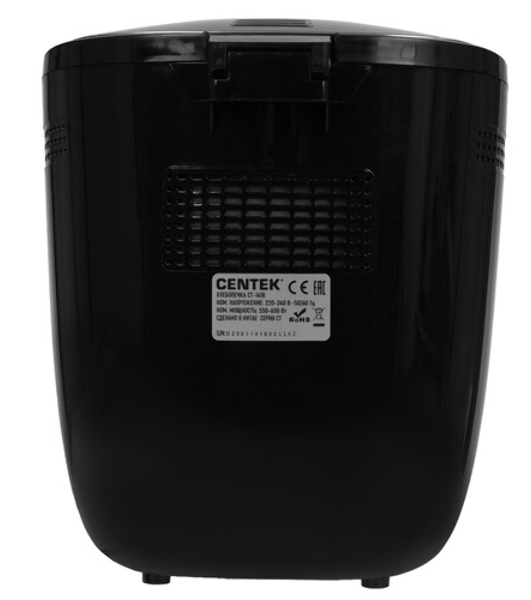 Хлебопечка Centek CT-1418 серебристый, 650 Вт, 0.9 кг, 12 программ