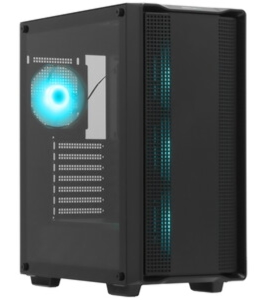 Компьютерный корпус Deepcool CC560 V2 черный без БП ATX 4x120мм 1xUSB 2.0 1xUSB 3.0 audio bott PSU