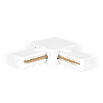 GL7070 WH белый коннектор угловой однофазный для соединения трековых шинопроводов, фото 1