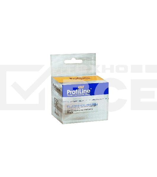 Картридж струйный PL-C9351CE №21XL для принтеров HP DJ 3920/3940/ PSC1410 Black пигмент ProfiLine