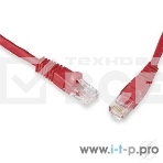 Патч-корд UTP, кат 5e, 1м с RJ45 (красный), фото 1