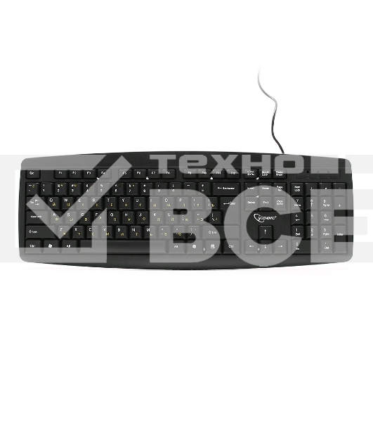 Клавиатура Gembird KB-8351U-BL проводная, USB, черный