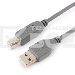 Кабель USB 2.0 Pro Cablexpert CCP-USB2-AMBM-6G, AM/BM, 1.8м, экран, серый, фото4