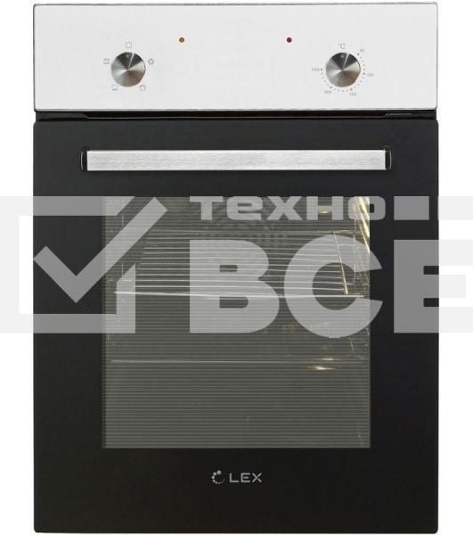 Духовой шкаф Электрический LEX EDM 4540 IX нержавеющая сталь/черный, встраиваемый
