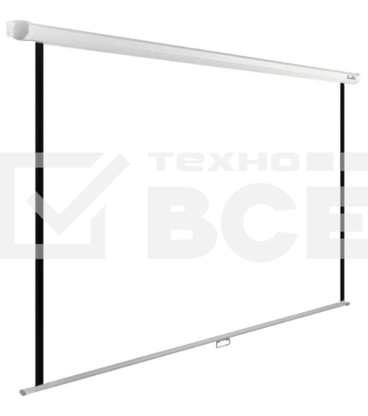 Экран Cactus 240x240см WallExpert CS-PSWE-240x240-WT 1:1 настенно-потолочный рулонный