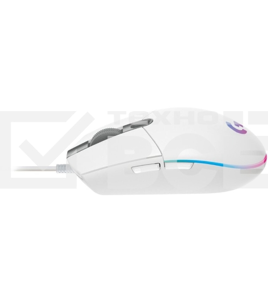 Мышь проводная Logitech G102 LIGHTSYNC белый, 8000 dpi, USB, кнопки - 6