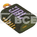 Портативная акустика JBL GO 3, зеленый, фото19