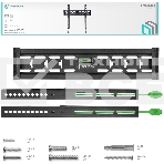 Кронштейн ONKRON FM5 / 32-55'' макс 400*400 наклон 0º от стены: 29мм макс вес 56,8кг, фото34