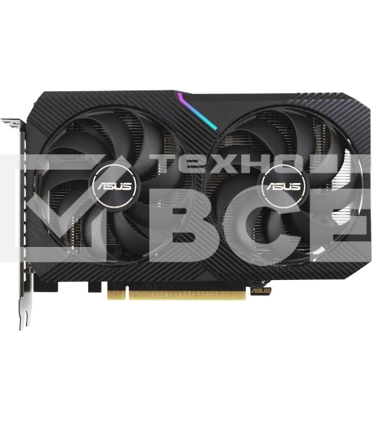 Видеокарта Asus DUAL-RTX3060-O12G-V2 LHR NVIDIA GeForce RTX 3060 12288Mb 192 GDDR6 1837/15000/HDMIx1/DPx3/HDCP Ret