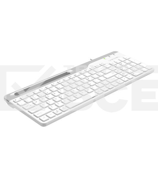 Клавиатура A4Tech Fstyler FK25 проводная, USB, белый/серый
