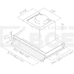 Встраиваемая вытяжка ELICA BOXIN LX/BL MAT/A/60-PRF0172166, 60 см, 1000 м3/ч, черный матовый, фото4