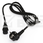 Кабель питания компьютера Hyperline PWC-IEC13-SHM-3.0-BK (Shucko+C13) (3x1.0), 3 м, фото2