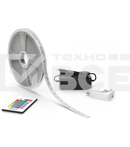 Лента Basic в комплекте 12V 10W/m 700lm/m RGB IP20 LED 3m 1/50