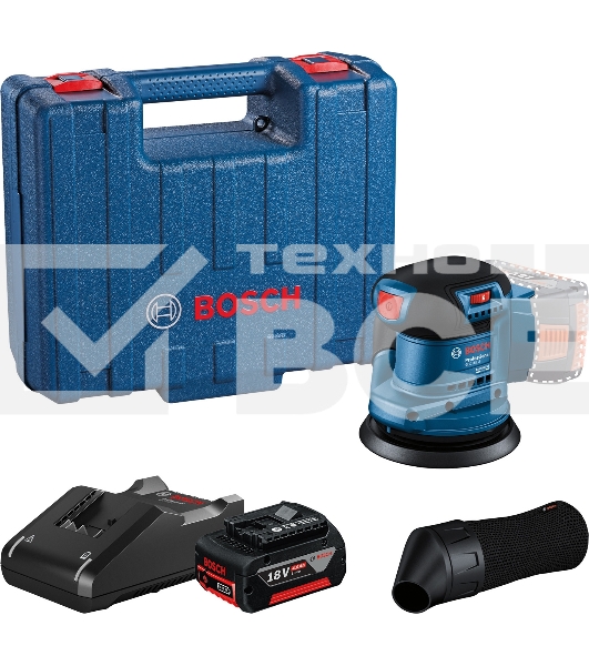 Эксцентриковая шлифмашина Bosch GEX 185-LI аккум. (06013A5021)