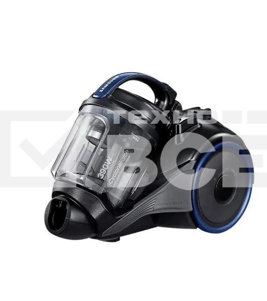 Пылесос Samsung VC15K4136HB/EV черный/синий, 390/1500 Вт, уборка сухая, пылесборник контейнер 1.3 л