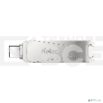 Флеш диск USB Drive Netac U782C dual USB3.0+TypeC 64GB, retail version, фото6