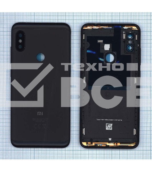 Задняя крышка для Xiaomi Redmi Note 6 Pro черный