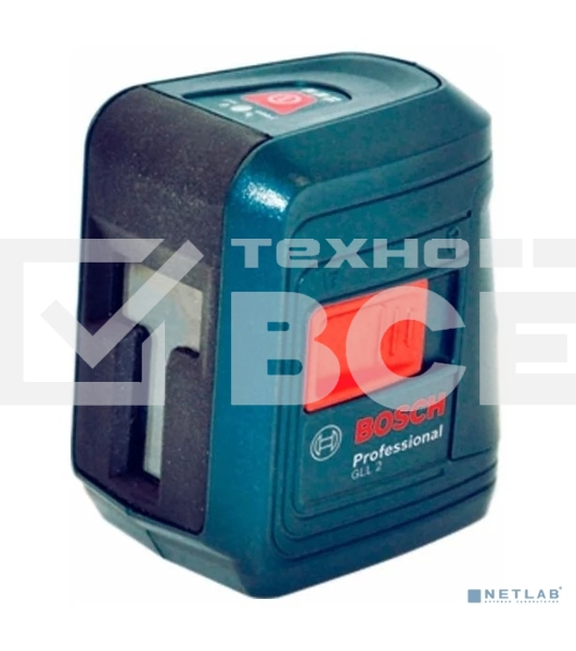 Лазерный нивелир Bosch GLL 2+MM 2 (0601063A01) лазерный крест дальность:10м± 0,5мм/м