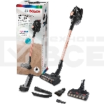 Пылесос вертикальный Bosch BCS8214PRQ, черный, питание от аккумулятора, 500 Вт, уборка сухая, пылесборник 0.4 л, работа от АКБ max 65 мин., фото4