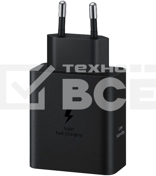 Сетевое зар./устр. Samsung EP-T5020 50W 3A (PD) 2xUSB type-C для Samsung черный