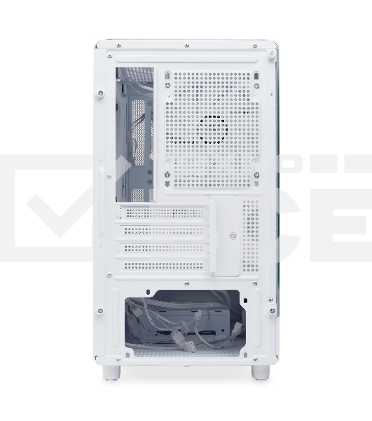 Компьютерный корпус HSPD M310, Mesh Mini-tower, белый, TG, 0.4 SPCC, 3x120мм ARGb mATX, mITX 180/280/160мм 1x2.5
