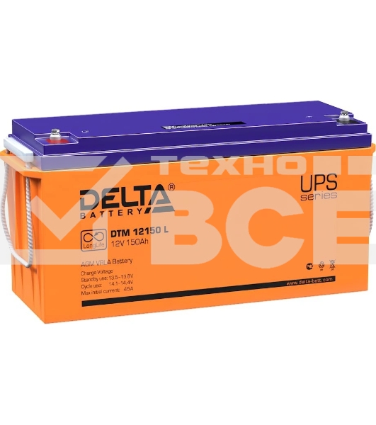 Аккумуляторная батарея Delta BATTERY DTM 12150 L