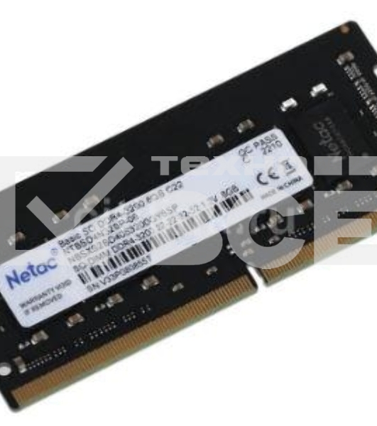Оперативная память NETAC Basic, DDR4, 8GB (1x8GB), 3200MHz, CL22, SO-DIMM
