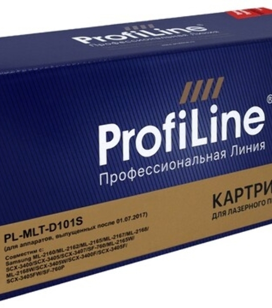Барабан ProfiLine Samsung ML-2161/2156/2160/2165/2166/2168/SCX3400/3401/3405/3406/3400F/M2020 для MLT-D101S/MLT-D111/106R02773 (для совместимых картриджей) (GoldenGreen)