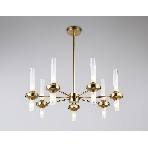 Люстра Ambrella light LH55360/14 BS/CL латунь/прозрачный G9/14 max 30W D750*690, фото3