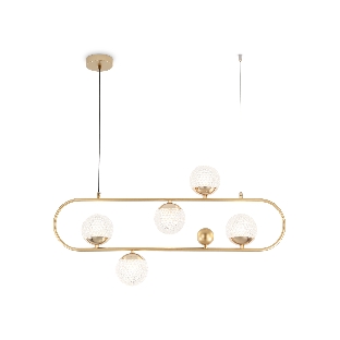 Светильник Ambrella light TR5433/5 GD золото G9/5 max 40W 780*110*1000