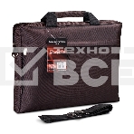 Сумка ExeGate EX212308RUS Start S15 Charcoal, темно-коричневая, полиэстер, для ноутбуков до 15.6