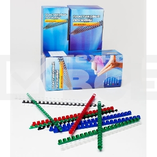 Пружины для переплета пластиковые Office Kit 32мм (на 251-280 листов) черный (50шт) (BP2100)