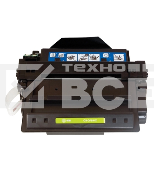 Картридж лазерный Cactus CS-Q7551XS черный (13000 стр.) для HP Laser Jet P3005/M3027/M3035