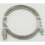 Кабель USB2.0 AM/miniBm 1.8м USB/miniUSB 1.8m, серый, фото2
