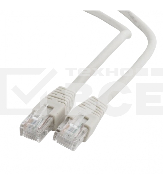 Патч-корд UTP Cablexpert кат.6, 3м, литой, многожильный (серый)